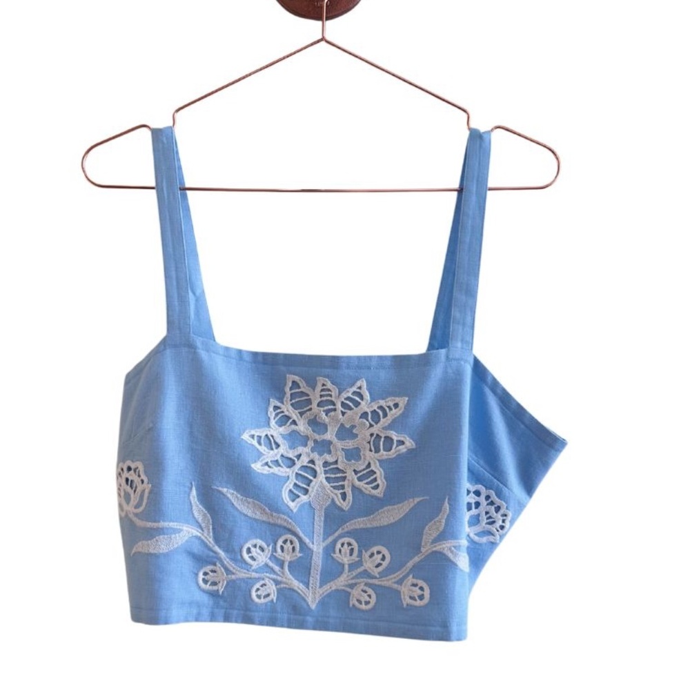 NWT Allison Tyra Crop Top Large